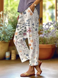 Ellen - Losse Linnen Broek Dames