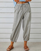 Ellen - Stijlvolle Linnen Broek Dames