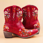 Amy - Vintage Leren Cowboy Laarzen Dames