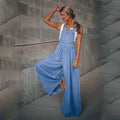 Sandra - Wijde Denim Jumpsuit