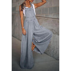 Sandra - Wijde Denim Jumpsuit