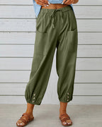 Ellen - Stijlvolle Linnen Broek Dames