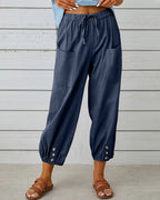 Ellen - Stijlvolle Linnen Broek Dames