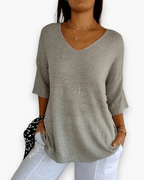 Karin - Elegante V-hals Top Dames