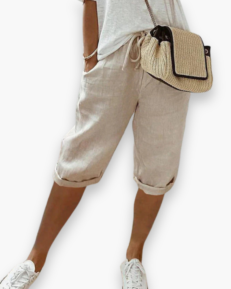 Ellen - Comfortabele Linnen Short Dames