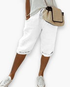 Ellen - Comfortabele Linnen Short Dames