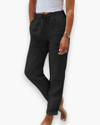 Ellen - Luchtige Linnen Broek Dames
