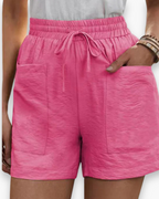Ellen - Linnen Cargo Short Dames