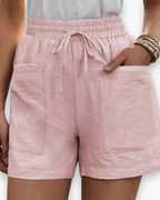 Ellen - Linnen Cargo Short Dames
