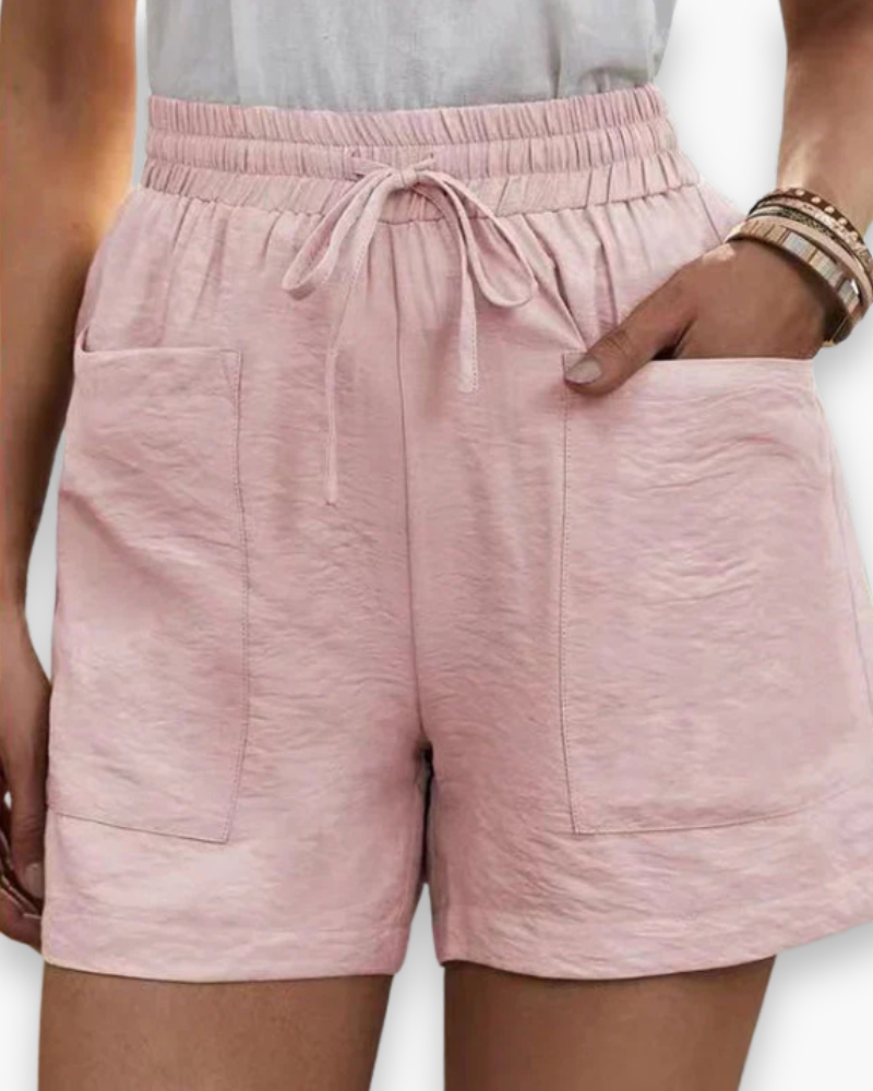 Ellen - Linnen Cargo Short Dames