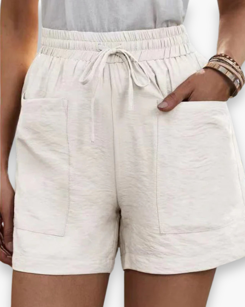 Ellen - Linnen Cargo Short Dames