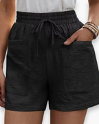 Ellen - Linnen Cargo Short Dames
