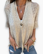 Karin - Luchtige Zomertop Licht En Elegant Dames