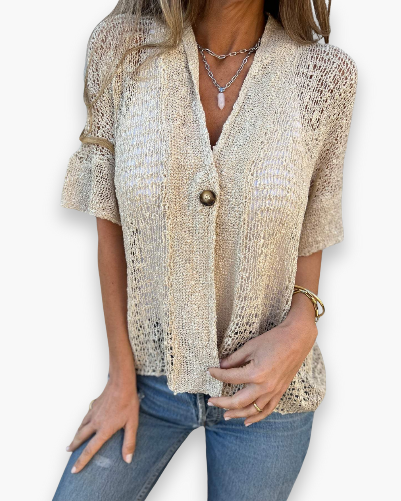 Karin - Luchtige Zomertop Licht En Elegant Dames