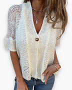 Karin - Luchtige Zomertop Licht En Elegant Dames