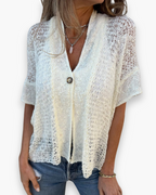 Karin - Luchtige Zomertop Licht En Elegant Dames