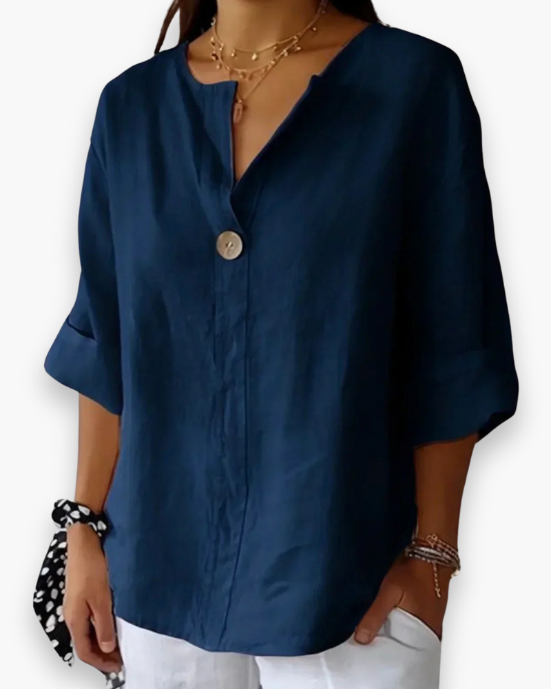 Monique - Klassieke Blouse Luchtig En Elegant Dames