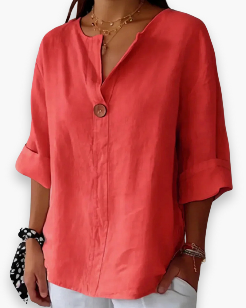 Monique - Klassieke Blouse Luchtig En Elegant Dames