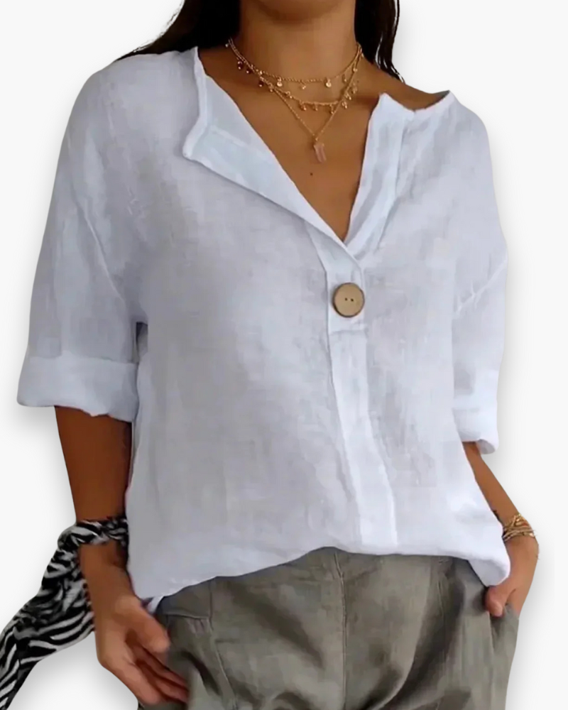 Monique - Klassieke Blouse Luchtig En Elegant Dames