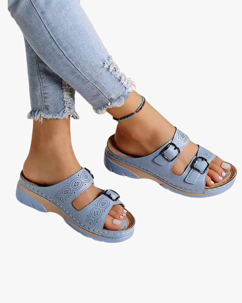 Claudia - Elegante Ademende Sandalen Dames