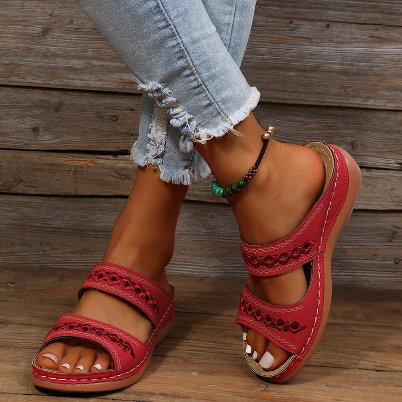 Claudia - Stijlvolle Orthopedische Sandalen Dames