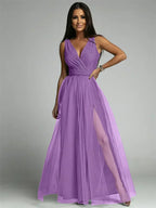 Linda - Elegante Jurk Met V-Hals