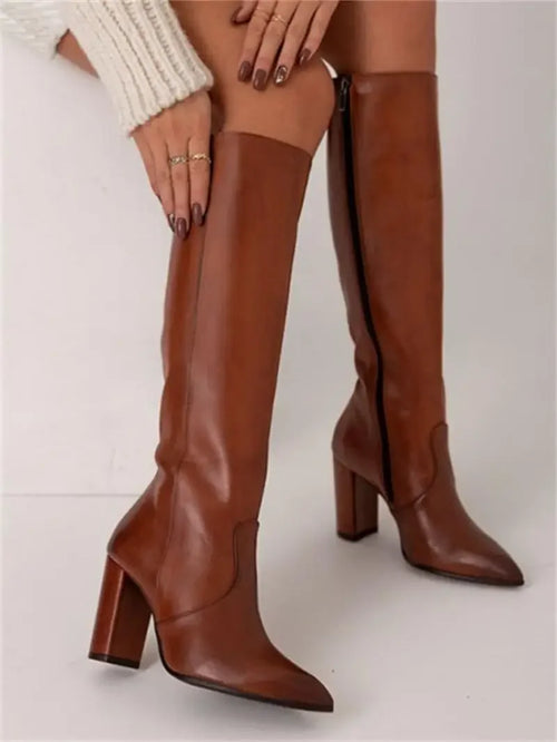 Amy - Elegante Lange Laarzen Dames