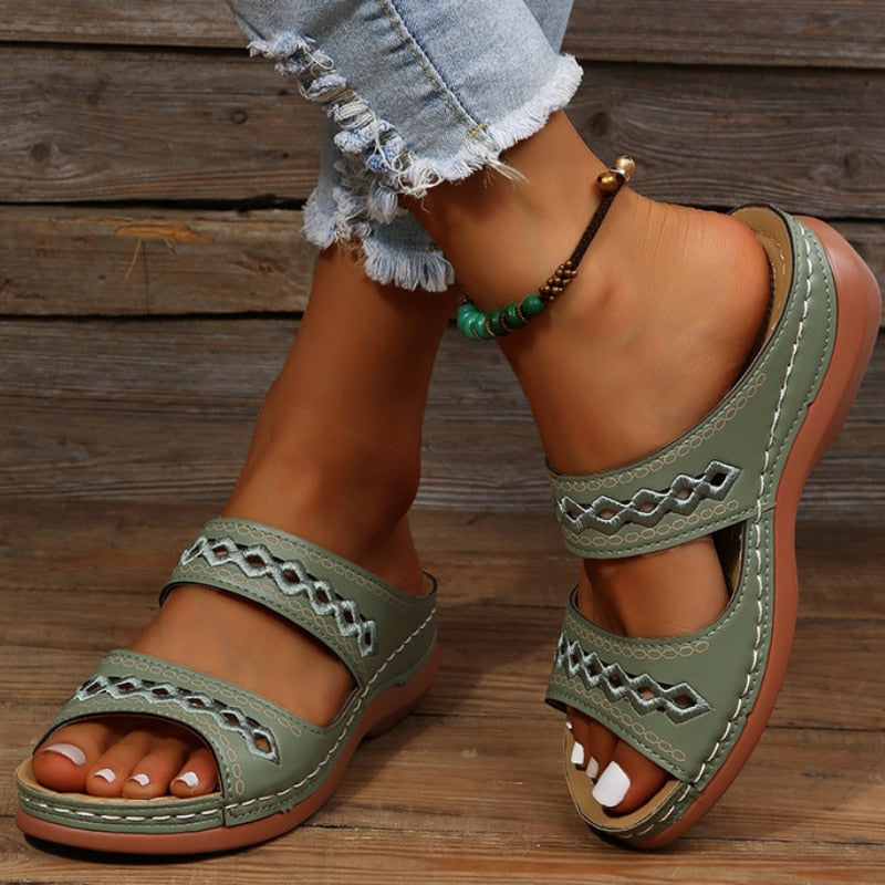 Claudia - Stijlvolle Orthopedische Sandalen Dames