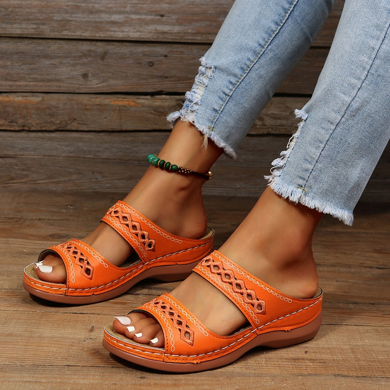 Claudia - Stijlvolle Orthopedische Sandalen Dames