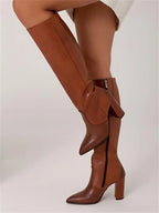 Amy - Elegante Lange Laarzen Dames