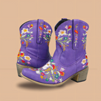 Amy - Vintage Leren Cowboy Laarzen Dames