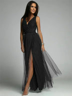 Linda - Elegante Jurk Met V-Hals