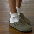 Claudia - Premium Leren Boston-Sandalen Dames
