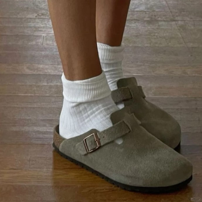 Claudia - Premium Leren Boston-Sandalen Dames