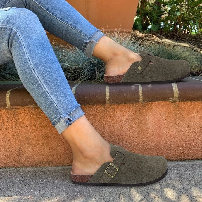 Claudia - Premium Leren Boston-Sandalen Dames