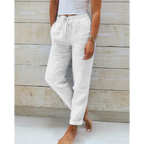 Ellen - Stijlvolle Linnen Broek Dames