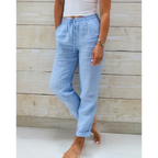 Ellen - Stijlvolle Linnen Broek Dames